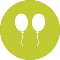 Balloons Circle Background Icon vector