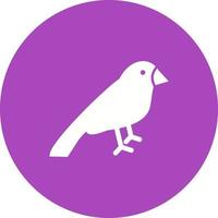 Sparrow Circle Background Icon vector