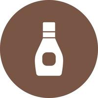 Syrup Circle Background Icon vector