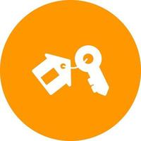 Keys Circle Background Icon vector