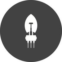 Car Light Bulb Circle Background Icon vector