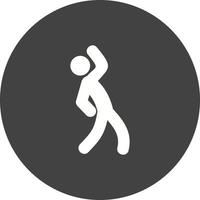 Stretching Circle Background Icon vector