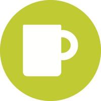 Mug Circle Background Icon vector