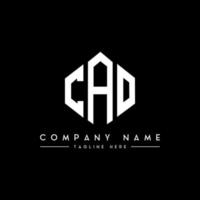 CAO letter logo design with polygon shape. CAO polygon and cube shape logo design. CAO hexagon vector logo template white and black colors. CAO monogram, business and real estate logo.