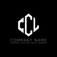 CCL letter logo design with polygon shape. CCL polygon and cube shape logo design. CCL hexagon vector logo template white and black colors. CCL monogram, business and real estate logo.