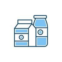 Milk product line icon. linear style sign for mobile concept and web design. Outline vector icon. Isolated on white background