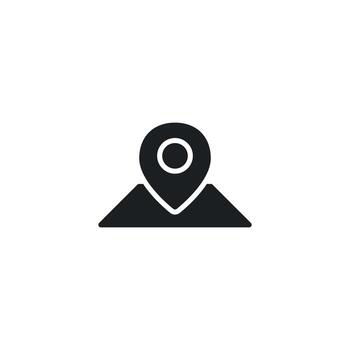 Location maps gps navigation pin line icon. linear style sign for mobile concept and web design. Outline vector icon. Symbol, logo illustration. Vector graphic