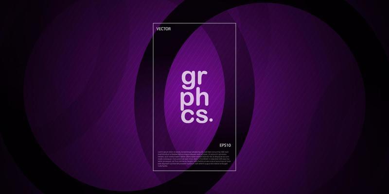 Simple abstract dark purple geometric background. cool color background design. infinity shapes composition. Eps10 vector