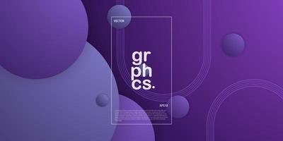 Modern abstract banner background for social media cover design, presentation background, tech banner in dark purple.Eps10 vector