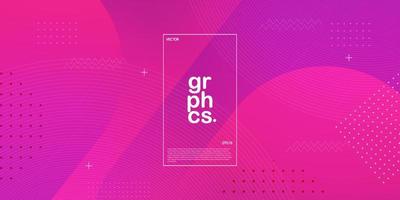 Bright pink and purple vector template with simple pattern. Cool design on abstract background with colorful gradient. New design for ad, poster, banner of your website.Eps 10 vector