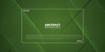 abstract green background with shapes .simple pattern, 3d look and cool design . illustration eps10 vector