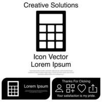 Calculator Icon Vector EPS 10