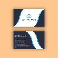 Line Corporate Business Card vector