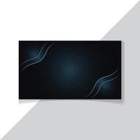 Black and Blue color luxury abstract background with glorious lighting vector