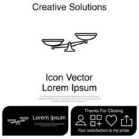 escalas icono eps 10 vector