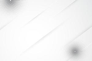 White abstract background design with wavy lines vector