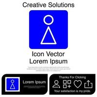 Toilet Icon EPS 10 vector