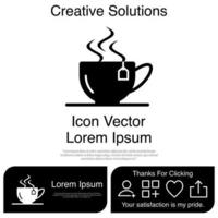 Tea Mug Icon EPS 10 vector