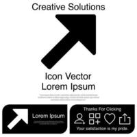 flecha, icono, vector, eps, 10 vector