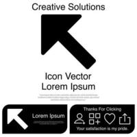 flecha, icono, vector, eps, 10 vector