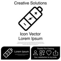 Battrey Icon Vector EPS 10