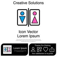 Toilet Icon EPS 10 vector