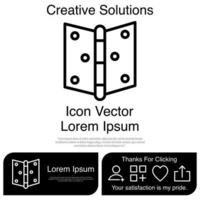 Hinge Icon EPS 10 vector