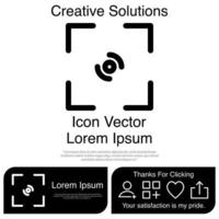Auto Focus Camera Icon EPS 10 vector