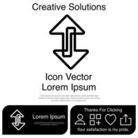 flecha, icono, vector, eps, 10 vector