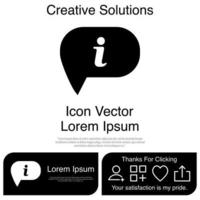 Information Icon EPS 10 vector