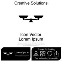 Scales Icon EPS 10 vector