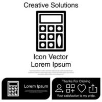 Calculator Icon Vector EPS 10