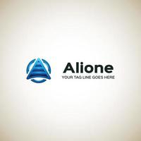 Alione Logo Template vector