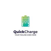 Quick Charge Logo Template Free Download vector