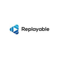 Replayable Logo Template free download vector