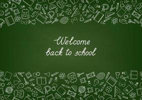Green back to school frame mobile phone wallpaper vector | premium image by  rawpixel.com / Toon | School frame, Back to school wallpaper, Doodle frame