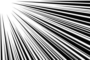 Speed lines, motion strip manga comic horizontal and radial effect