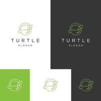 Turtle logo icon design template vector