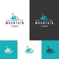 montaña logo, montaña logo imágenes vector
