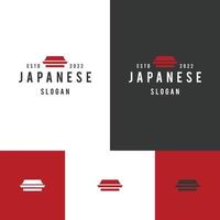 plantilla de diseño de icono de logotipo japonés vector