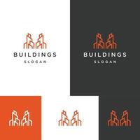 Building logo icon design template vector