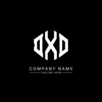 DXD letter logo design with polygon shape. DXD polygon and cube shape logo design. DXD hexagon vector logo template white and black colors. DXD monogram, business and real estate logo.