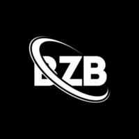 BZB logo. BZB letter. BZB letter logo design. Initials BZB logo linked with circle and uppercase monogram logo. BZB typography for technology, business and real estate brand. vector