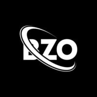 logotipo de bzo. letra bzo. diseño de logotipo de letra bzo. Logotipo de iniciales bzo vinculado con círculo y logotipo de monograma en mayúsculas. tipografía bzo para tecnología, negocios y marca inmobiliaria. vector