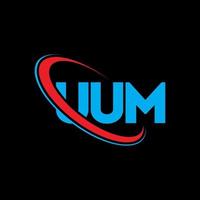 UUM logo. UUM letter. UUM letter logo design. Initials UUM logo linked with circle and uppercase monogram logo. UUM typography for technology, business and real estate brand. vector