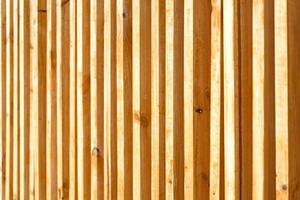 Wood battens were settle on the wall for building partition and background. photo