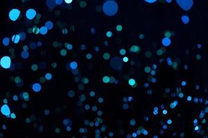 Fantastic blurry and bokeh dark blue theme background in the mystry cave. photo