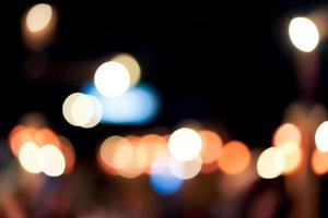 minimal blurry and bokeh black theme and yellow, orange, blue, white for text or magazine background. photo