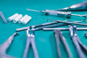 dental instruments in a dental office photo