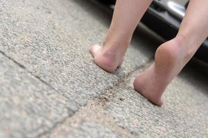 walk barefoot picture photo